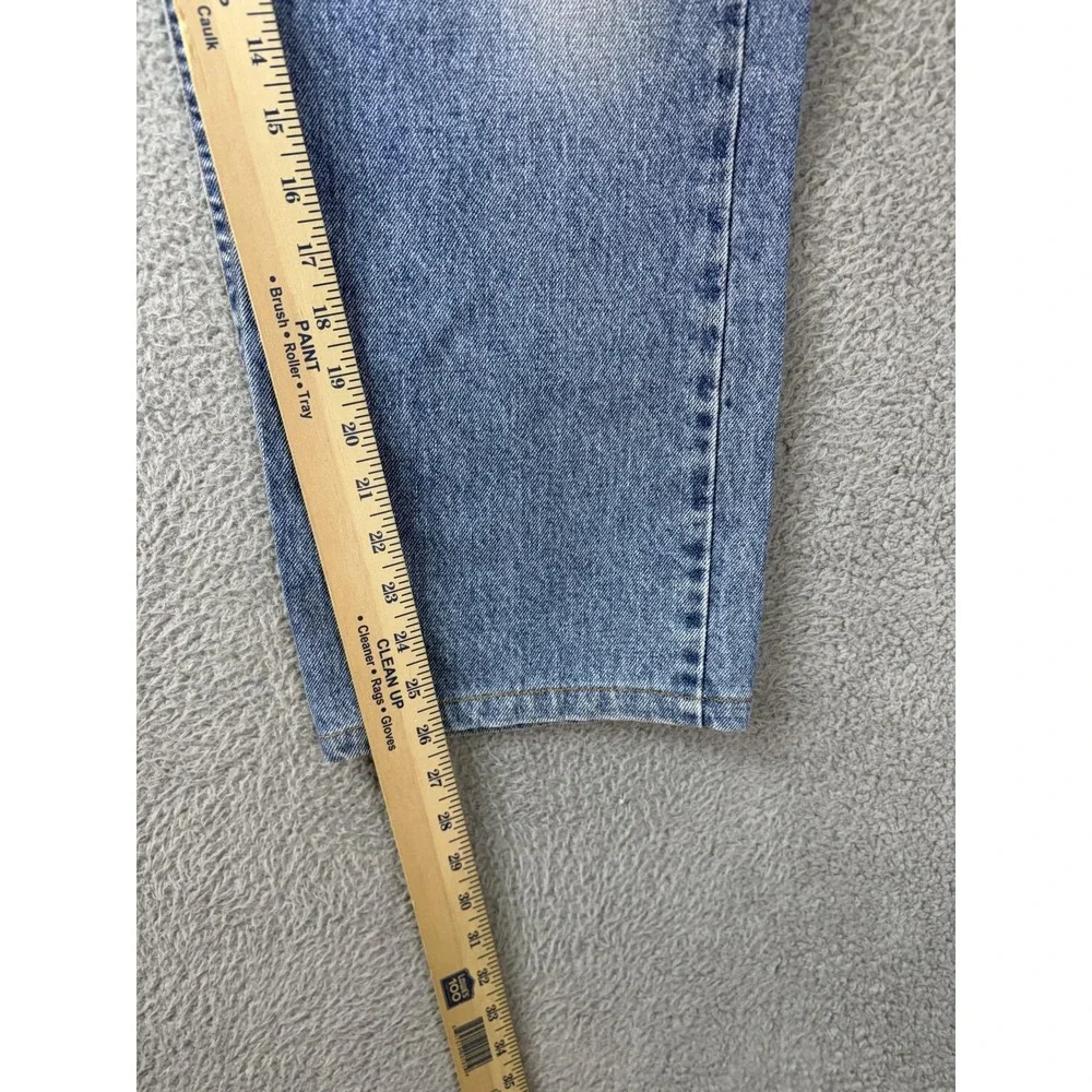 VTG Levis 505 Jeans Mens 42x27 Blue Light Wash Regular Straight Denim Made USA